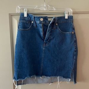 Madewell Denim Mini Skirt
